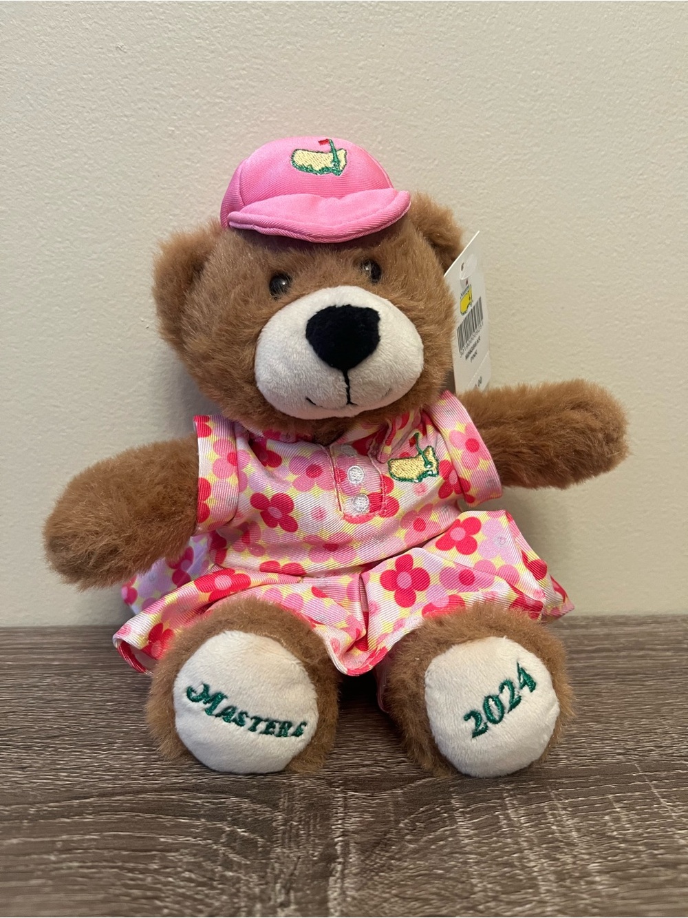 NWT 2024 Masters Tournament Girl Teddy Bear Plush Augusta National Golf Club